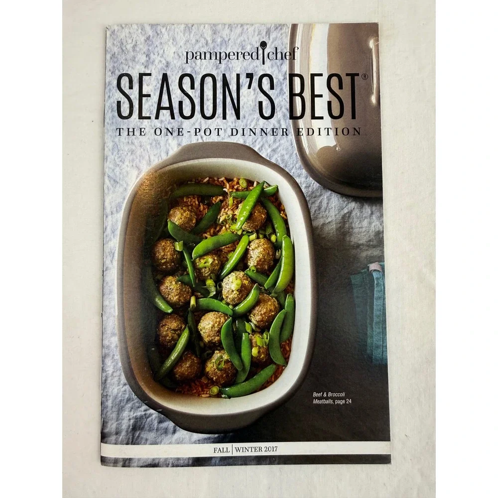 Pampered Chef Season's Best Recipe Book Lot of 5 Mixed‎ Lot